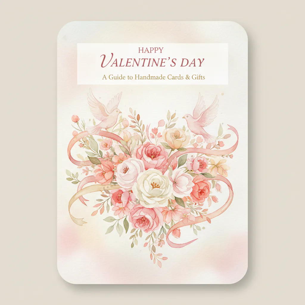 Illustration for a Valentine's Day greeting card guide